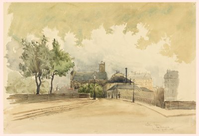 Rajz, The Marque, Párizs, 1887 alkotó: Whitney Warren Jr.