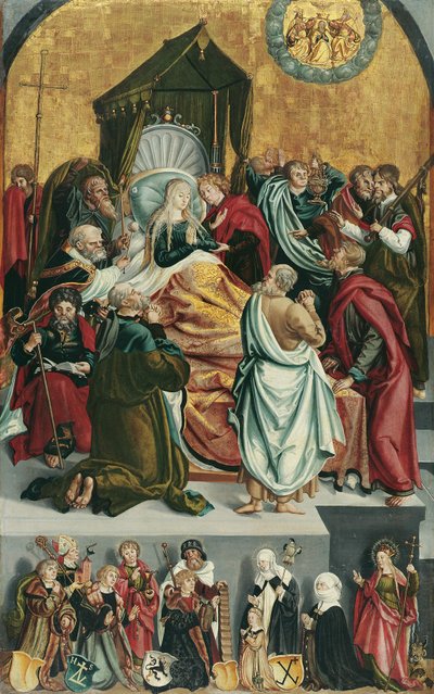 Marientod mit Stifter Alexius Funck und seiner Familie   1346721   hu       hungarian Successfully Translated  Original: Border Translat: Border 1303487 hu hungarian Successfully Translated Original: Album of Daoist and Buddhist Themes: Procession of Daois alkotó: Wiener Neustädter Maler