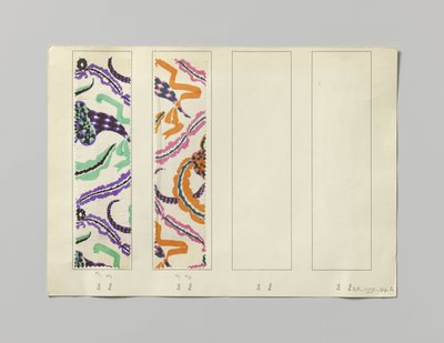 Acél nyomtatott oldallal, Blumenhorn dizájn alkotó: Wiener Werkstätte