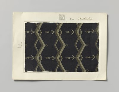 Acél nyomtatott oldallal, Buddha design alkotó: Wiener Werkstätte