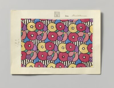 Acél nyomtatott oldallal, Strohblume dizájn alkotó: Wiener Werkstätte