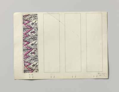 Acél nyomtatott oldallal, Tanzpaar design alkotó: Wiener Werkstätte