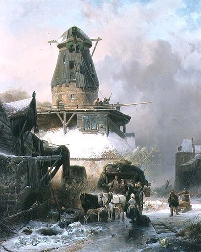 A régi malom alkotó: Wijnand Joseph Nuyen