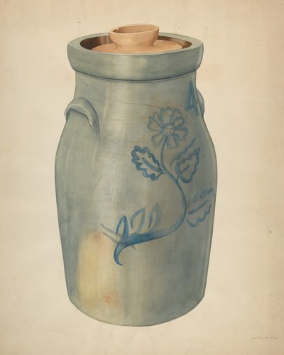 Fajanszos vajcsomó, c. 1938. alkotó: Wilbur M Rice