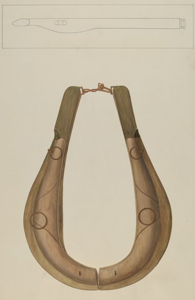 Lónyakörv és Hame, c. 1938. alkotó: Wilbur M Rice