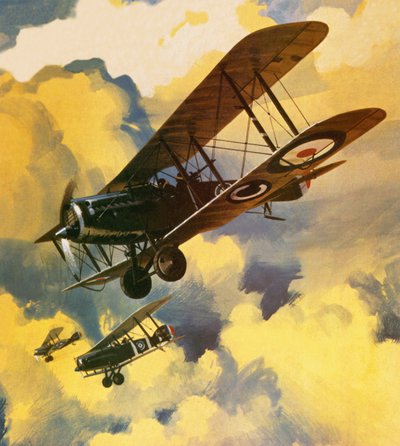 A Királyi Repülő Hadtest emberei a német úszó flottilla fenyegetése ellen harcolnak alkotó: Wilf (20th century) Hardy