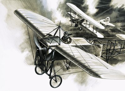 Az RFC első felderítő repülése alkotó: Wilf (20th century) Hardy