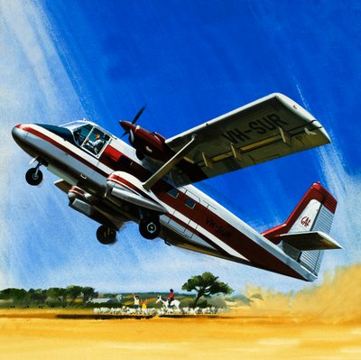 Kétmotoros Nomad rövid felszállású repülőgép alkotó: Wilf (20th century) Hardy