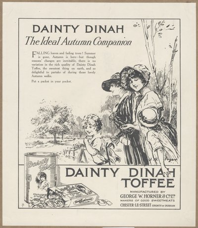 Finom Dinah Toffee, 1920 körül alkotó: Wilfred Fryer