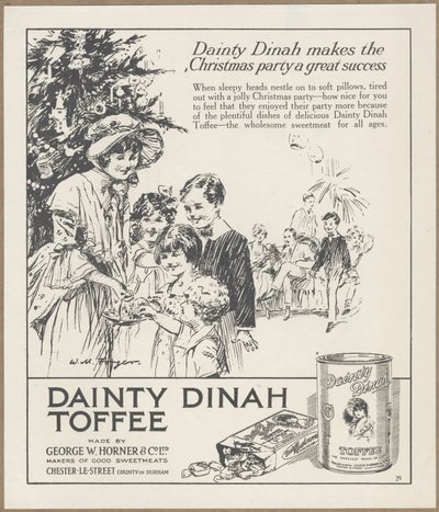 Finom Dinah Toffee, az 1920-as évek körül alkotó: Wilfred Fryer