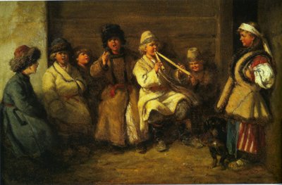 Húsvétkor éneklő gyerekek alkotó: Wilhelm Amandus Beer