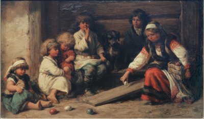 Húsvéti tojás játék Oroszországban alkotó: Wilhelm Amandus Beer