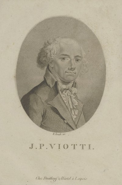 Giovanni Battista Viotti zeneszerző portréja 1755-1824, c. 1800. alkotó: Wilhelm Arndt