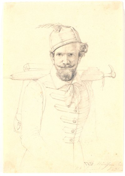 Önarckép tövisekkel alkotó: Wilhelm Bendz