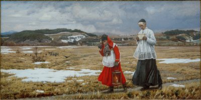 Az üdvösség hírnökei (a baleset) alkotó: Wilhelm Bernatzik