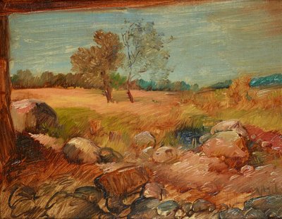 Kilátás egy istállóból alkotó: Wilhelm Busch