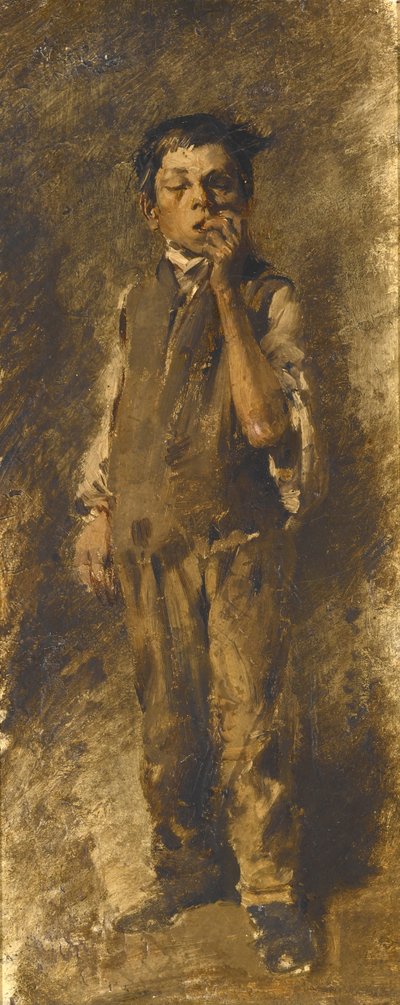 Junge, der an seinen Nägeln kaut alkotó: Wilhelm Busch