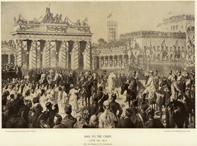 Otto von Bismarck Berlinben 1871-ben alkotó: Wilhelm Camphausen