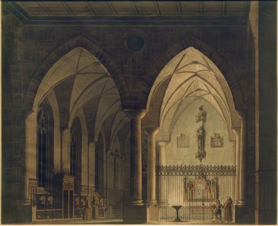 Gótikus templombelső alkotó: Wilhelm Gail