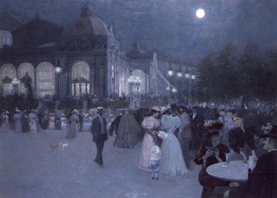 Éjszakai koncert a Városligetben alkotó: Wilhelm Gause