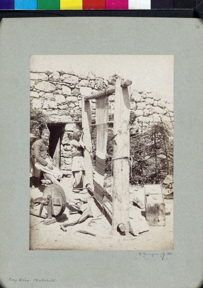 Szövőszék Cnidusban a Krio-foknál alkotó: Wilhelm J. Burger