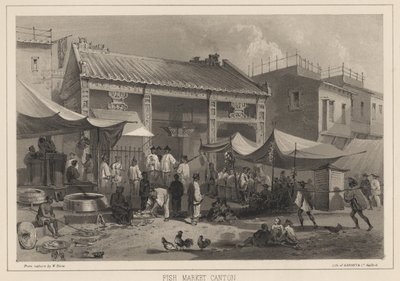 Fish Market kanton, 1855 alkotó: Wilhelm Joseph Heine