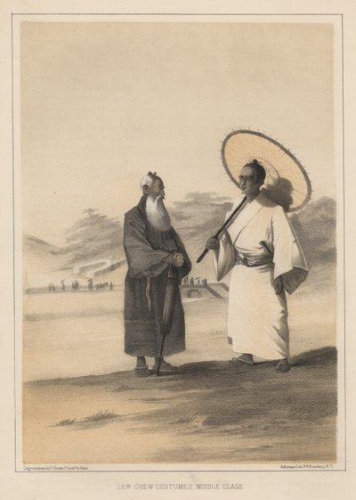 Lew Chew jelmezek, középosztály, 1855 alkotó: Wilhelm Joseph Heine