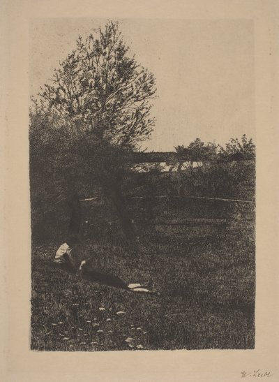 Rét gyerekekkel alkotó: Wilhelm Maria Hubertus Leibl