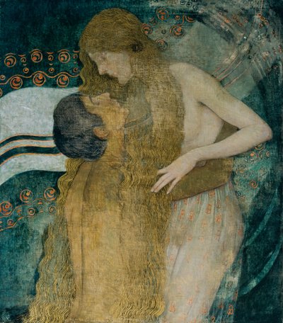 Az ölelés c. 1905. alkotó: Wilhelm List