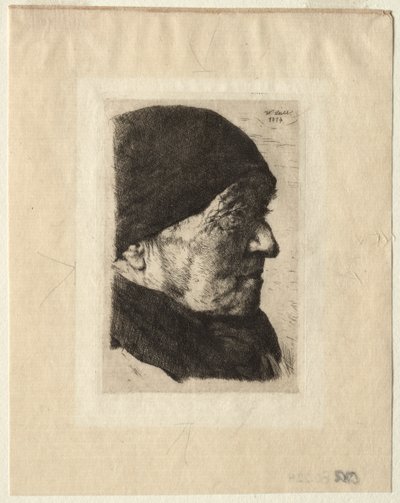Egy paraszt feje alkotó: Wilhelm Maria Hubertus Leibl