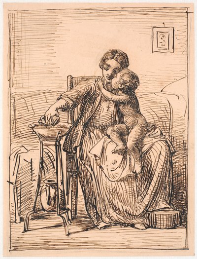 A fiút ki kell mosni. alkotó: Wilhelm Marstrand