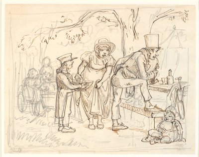 Baleset a cipészcsalád erdei kirándulásán alkotó: Wilhelm Marstrand
