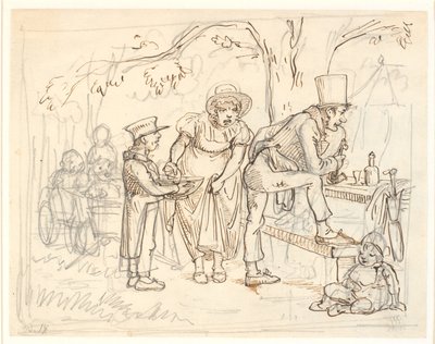 Baleset a cipészcsalád erdei kirándulásán alkotó: Wilhelm Marstrand