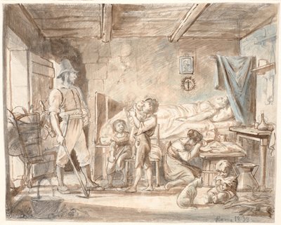 Az anyátlanok hazatérése alkotó: Wilhelm Marstrand