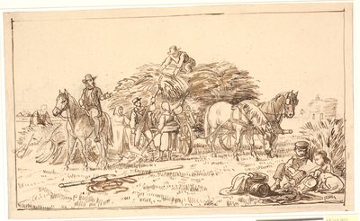Őszi jelenet alkotó: Wilhelm Marstrand