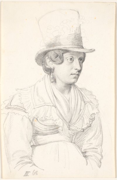Olasz nő cilinderrel alkotó: Wilhelm Marstrand