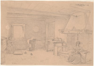 Olasz parasztszoba alkotó: Wilhelm Marstrand