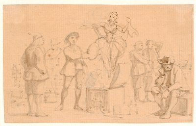 Peder Paars 1. Könyv 2. Ének. A Vénusz felemelkedik a koporsóból alkotó: Wilhelm Marstrand