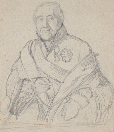 Bornemann titkos tanácsos portrétanulmánya alkotó: Wilhelm Marstrand