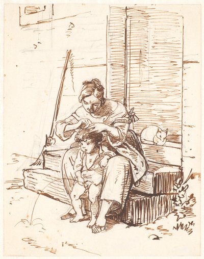 Római utcakép alkotó: Wilhelm Marstrand
