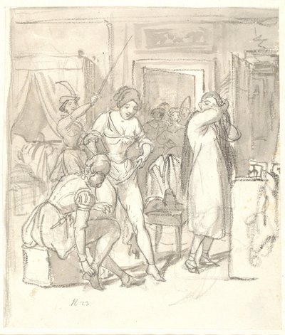 A nővérek farsangi öltözete alkotó: Wilhelm Marstrand