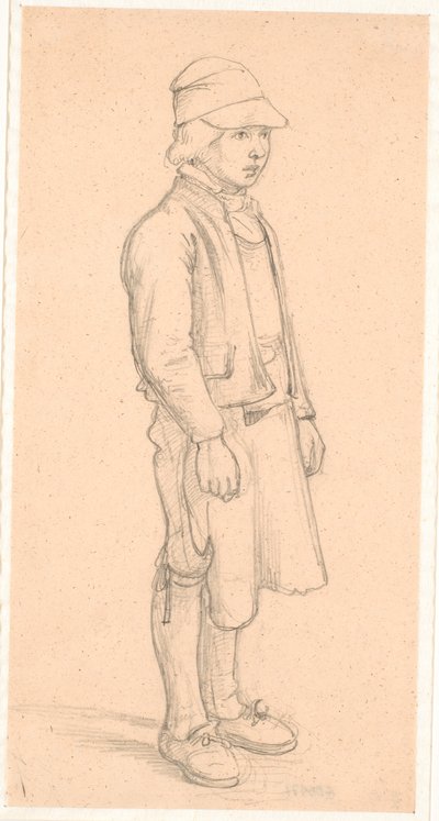 Svéd fiú sapkával alkotó: Wilhelm Marstrand
