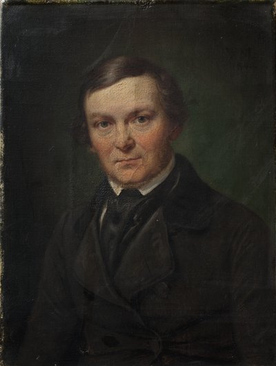 Gottlieb Bindesbøll építész alkotó: Wilhelm Marstrand