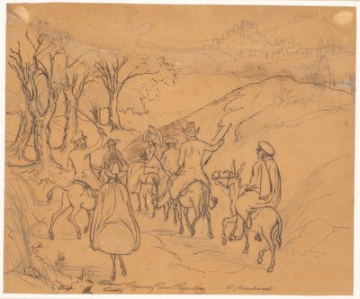 Kirándulás az albán hegységbe alkotó: Wilhelm Marstrand