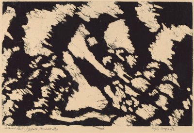 Acker mit Weib (Nő a mezőn) alkotó: Wilhelm Morgner