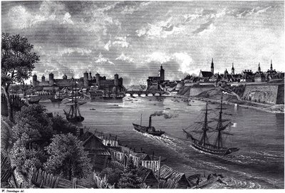 Narva látképe, c. 1850 alkotó: Wilhelm Siegfried Stavenhagen