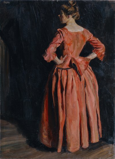 egy hölgy portréja alkotó: Wilhelm Thöny