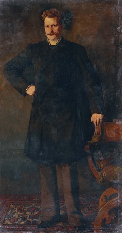 Theodor Reichmann Kammersänger alkotó: Wilhelm Trübner
