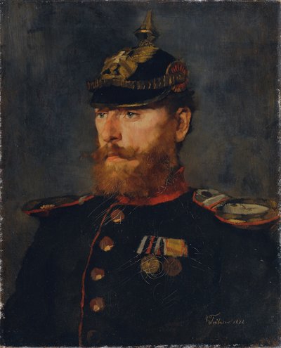 Landwehr tiszt alkotó: Wilhelm Trübner