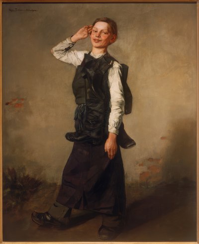 Cipész fiú alkotó: Wilhelm Trübner